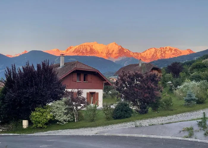 Panorama Montblanc Lägenhet Domancy